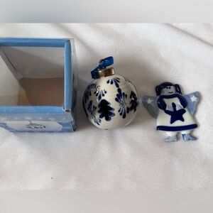 Delft Christmas Ornament and Magnet
